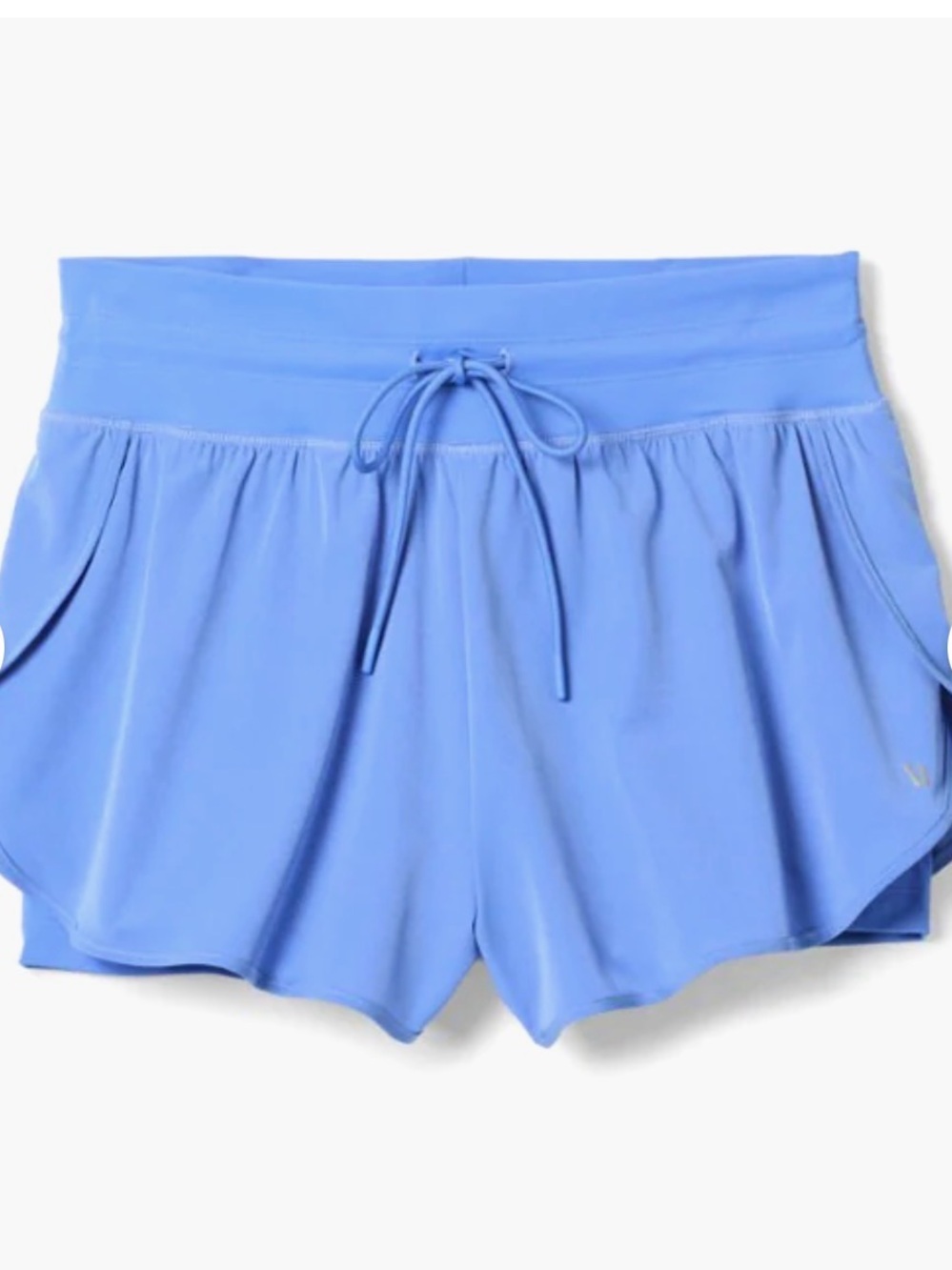Vuori daily speed shorts in Rivera blue color